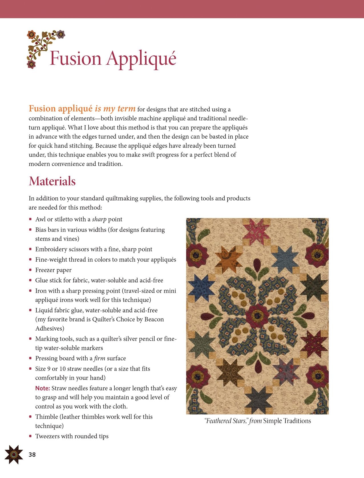 Simple Applique: Approachable Techniques, Easy Methods, Beautiful Results!