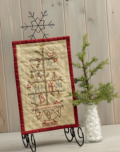 Stitches from the Yuletide: Hand Embroidery to Celebrate the Season