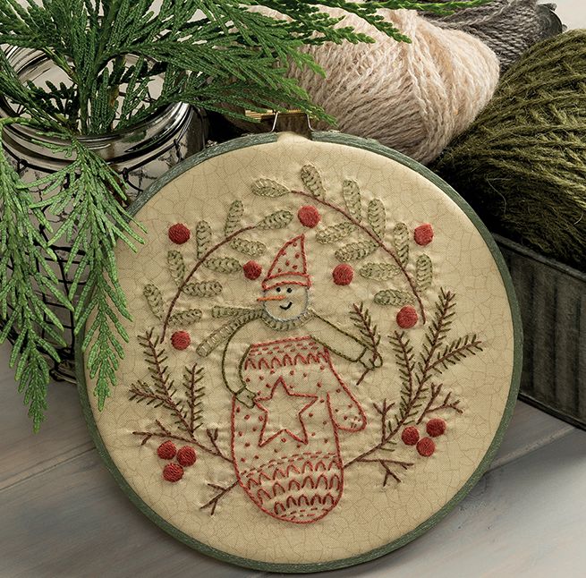 Stitches from the Yuletide: Hand Embroidery to Celebrate the Season