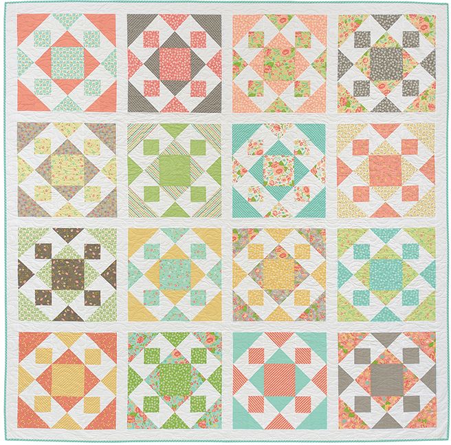 Fat-Quarter Favorites: 13 Eye-Catching Quilts You'll Love to Make