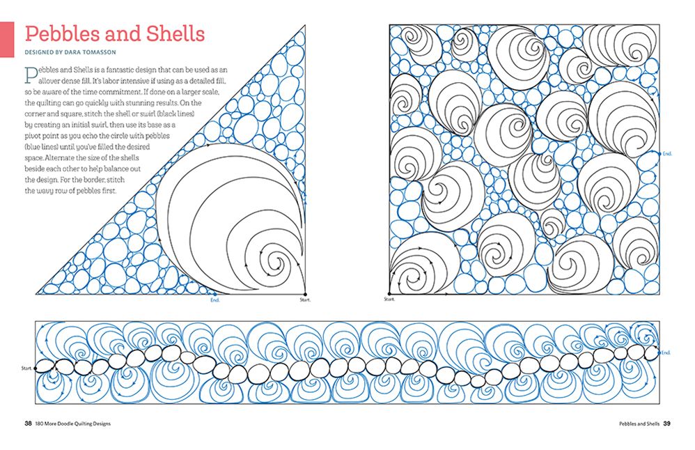 180 More Doodle Quilting Designs: Free-Motion Ideas for Blocks, Borders, and Corners