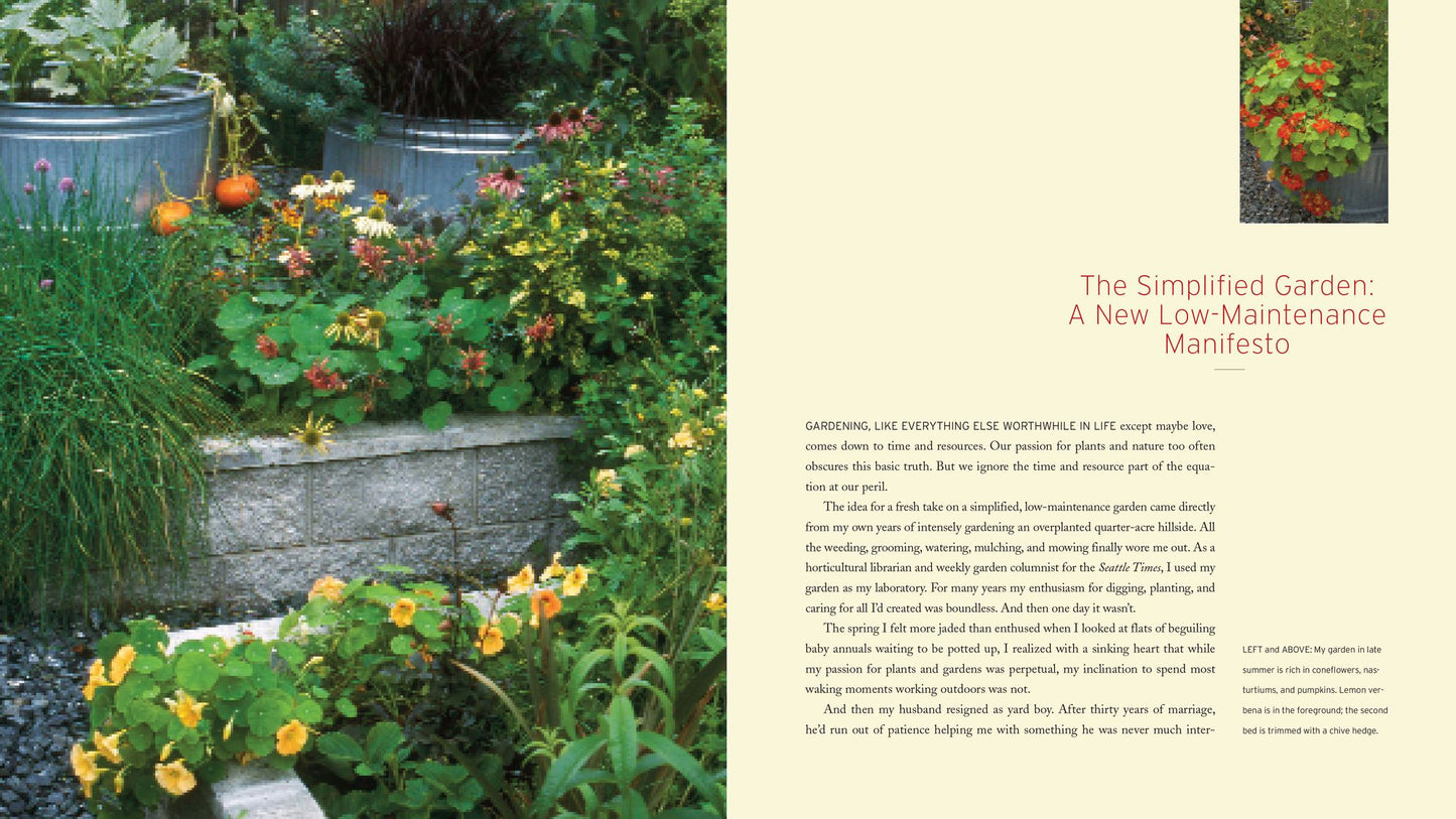 The New Low-Maintenance Garden: How to Have a Beautiful, Productive Garden and the Time to Enjoy It
