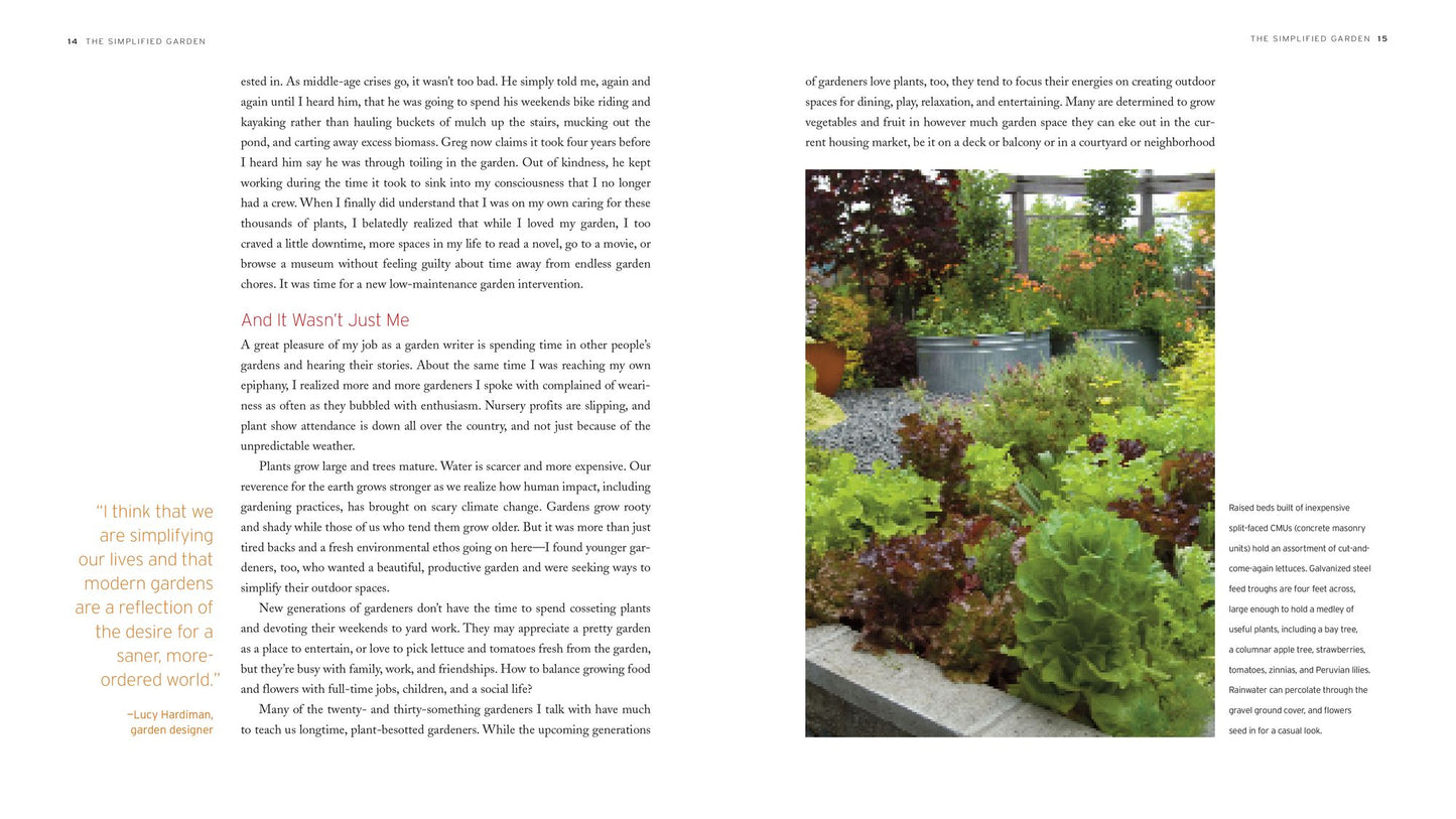 The New Low-Maintenance Garden: How to Have a Beautiful, Productive Garden and the Time to Enjoy It