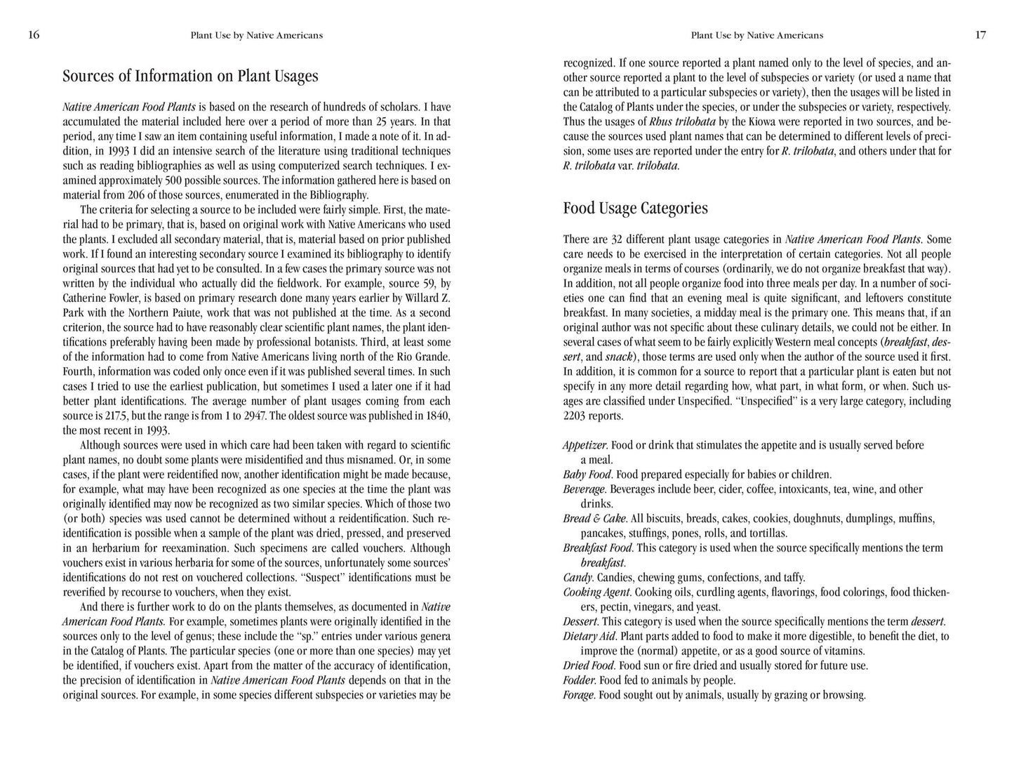 Native American Food Plants: An Ethnobotanical Dictionary