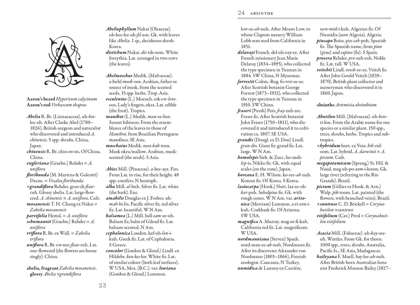 The A to Z of Plant Names: A Quick Reference Guide to 4000 Garden Plants