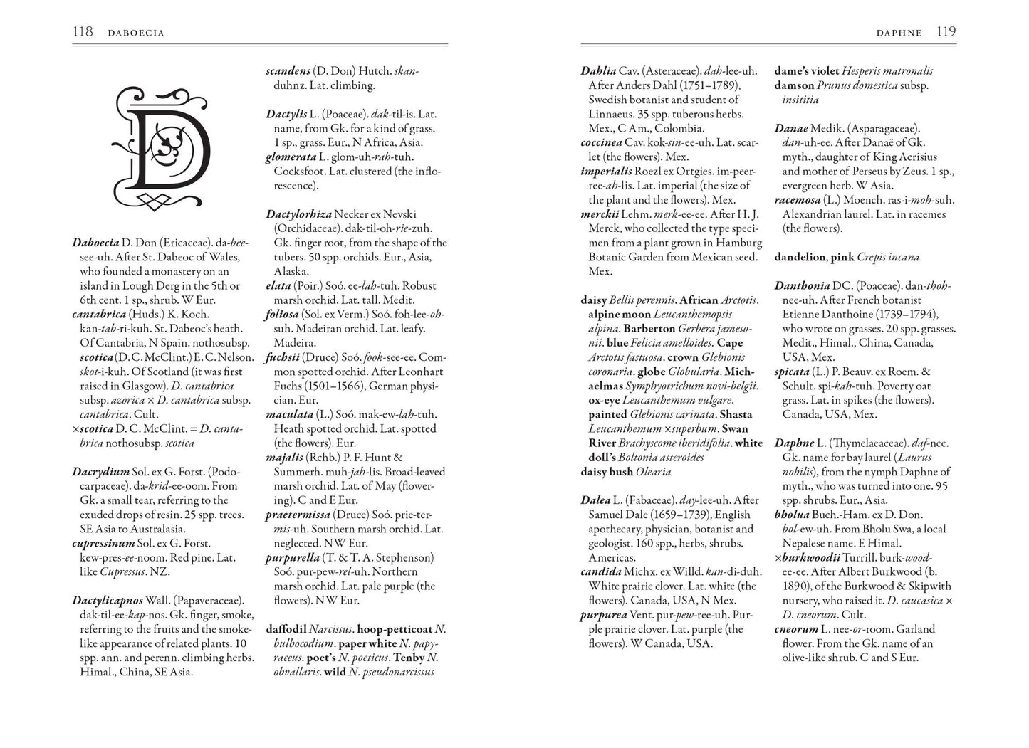 The A to Z of Plant Names: A Quick Reference Guide to 4000 Garden Plants