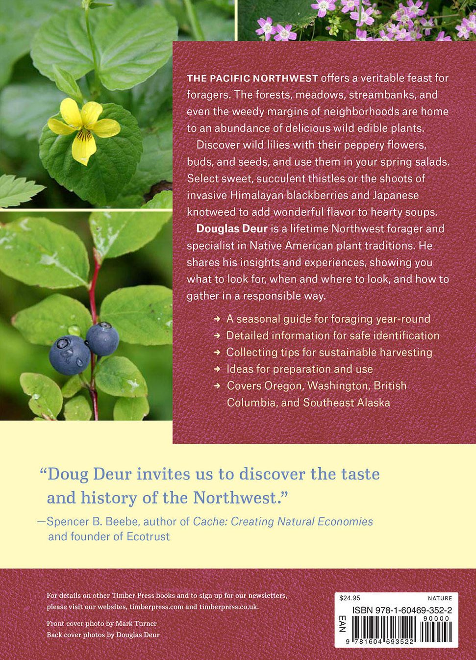 Pacific Northwest Foraging: 120 Wild and Flavorful Edibles from Alaska Blueberries to Wild Hazelnuts