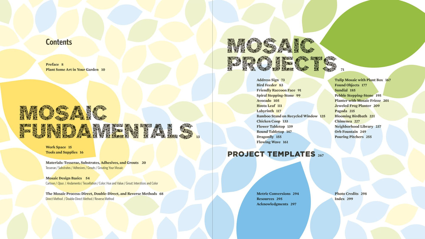 Mosaic Garden Projects: Add Color to Your Garden with Tables, Fountains, Bird Baths, and More