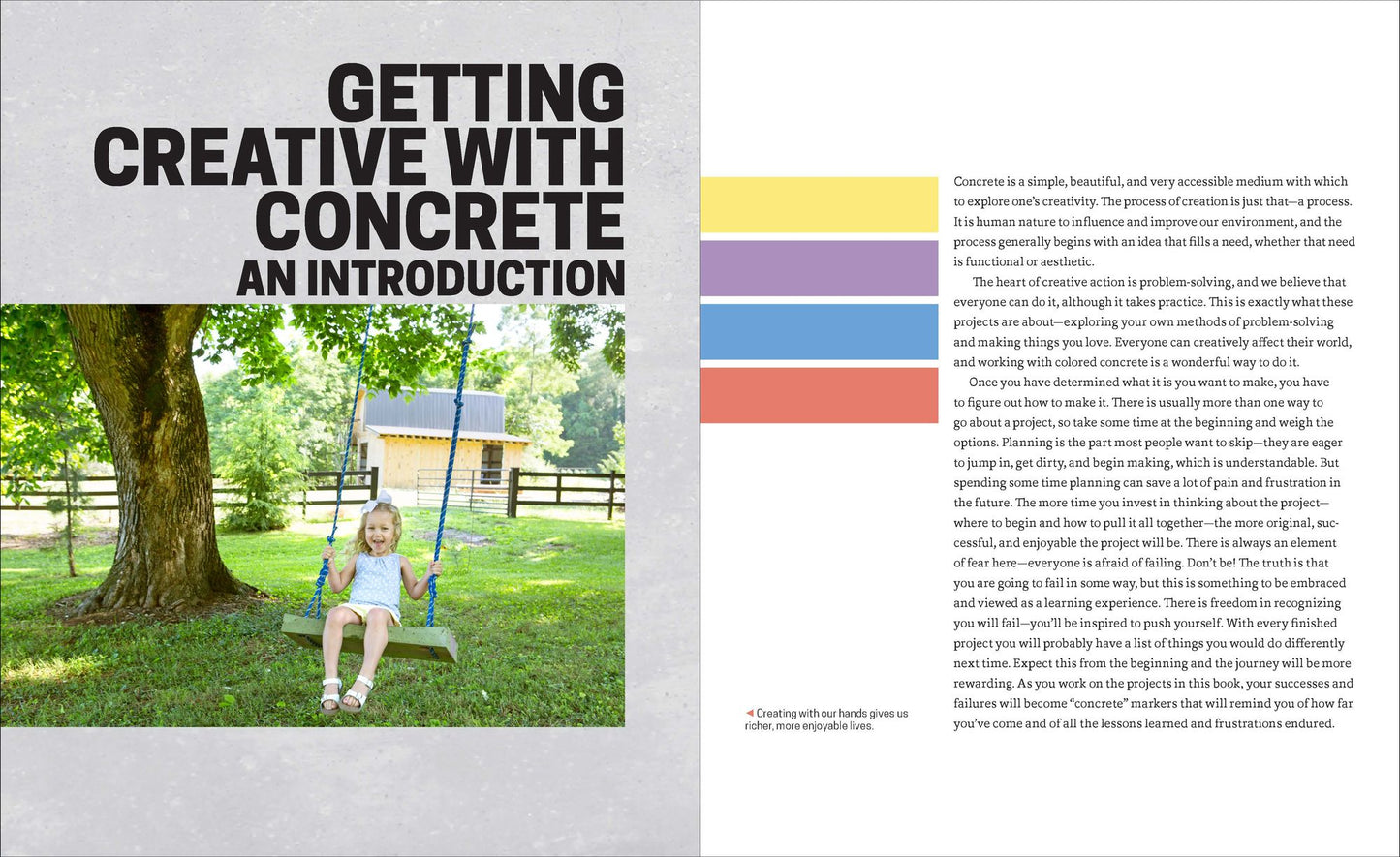 Color Concrete Garden Projects: Make Your Own Planters, Furniture, and Fire Pits Using Creative Techniques and Vibrant Finishes