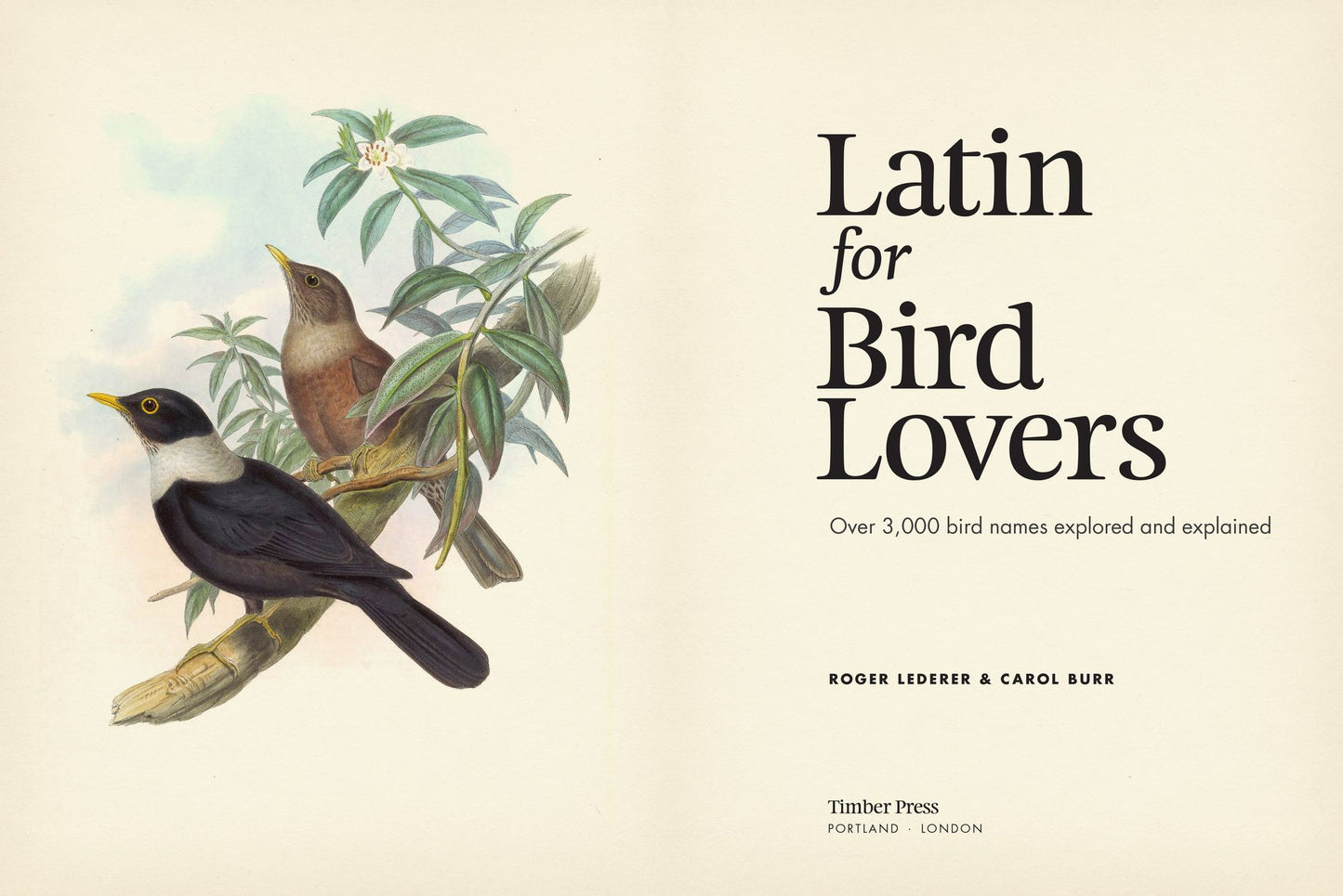 Latin for Bird Lovers: Over 3,000 Bird Names Explored and Explained