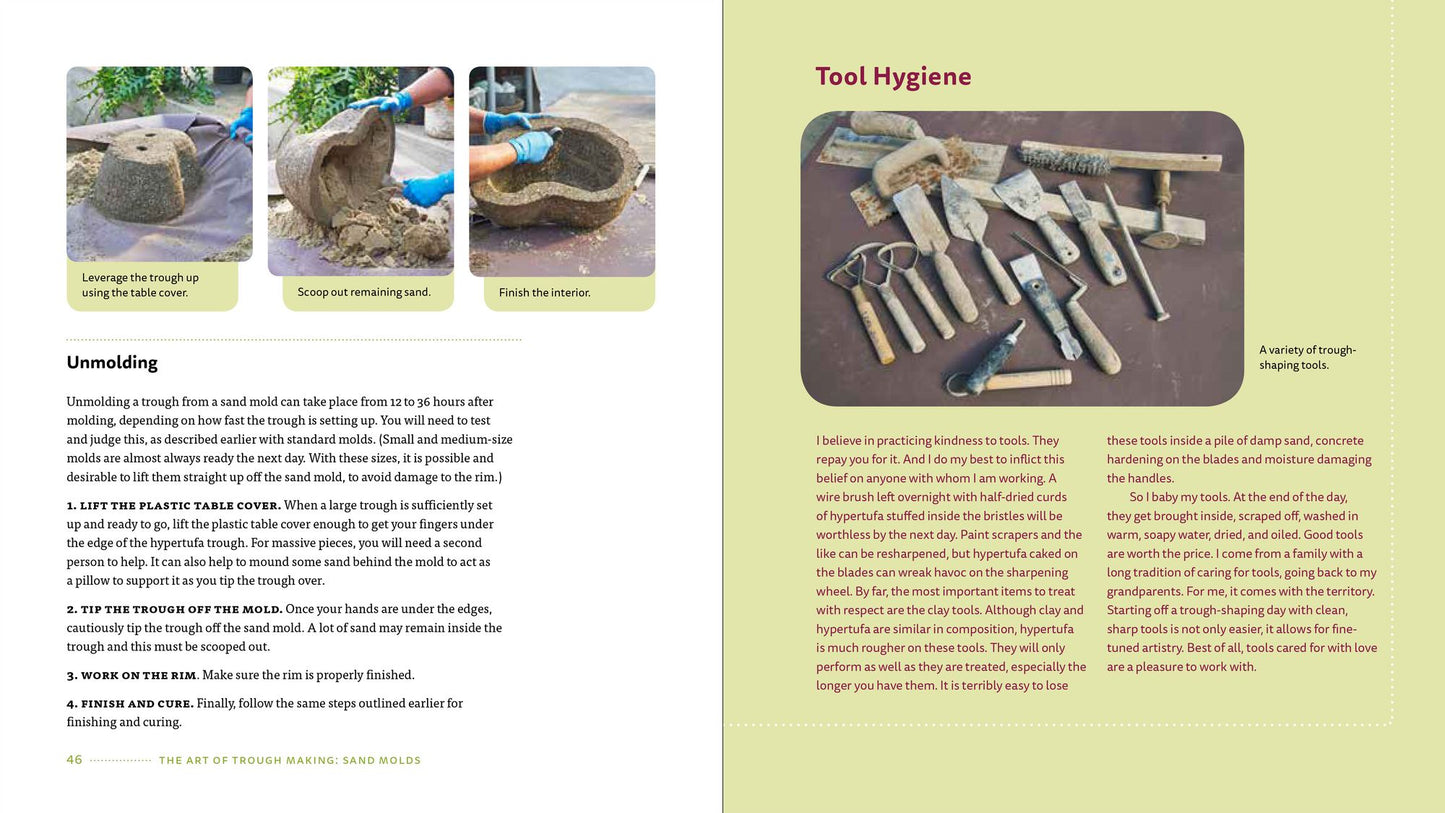 Hypertufa Containers: Creating and Planting an Alpine Trough Garden