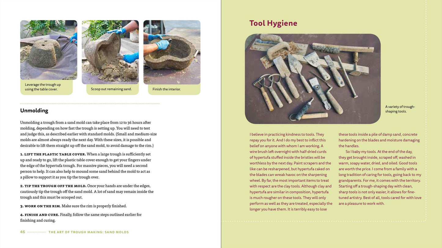 Hypertufa Containers: Creating and Planting an Alpine Trough Garden