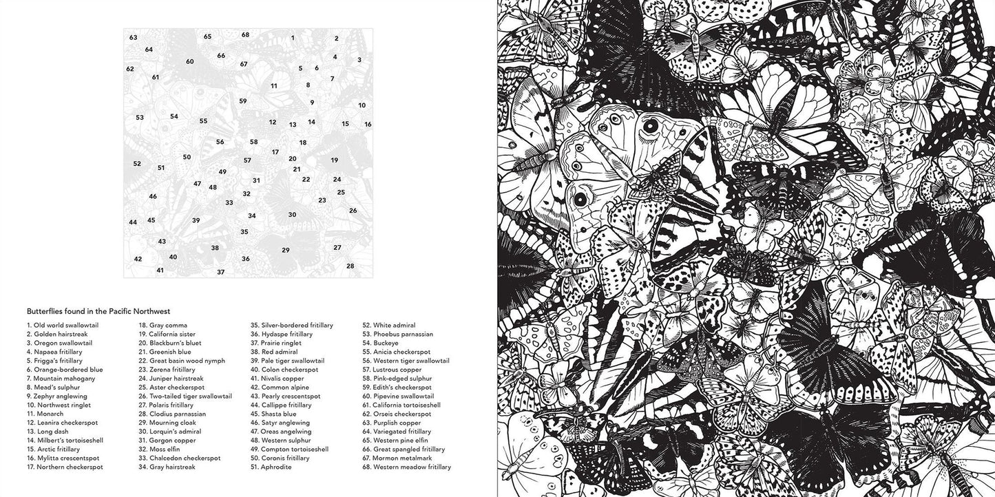 Color the Pacific Northwest: A Timber Press Coloring Book