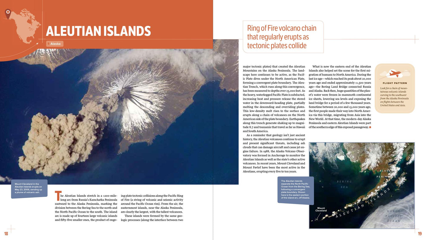 Aerial Geology: A High-Altitude Tour of North America's Spectacular Volcanoes, Canyons, Glaciers, Lakes, Craters, and Peaks