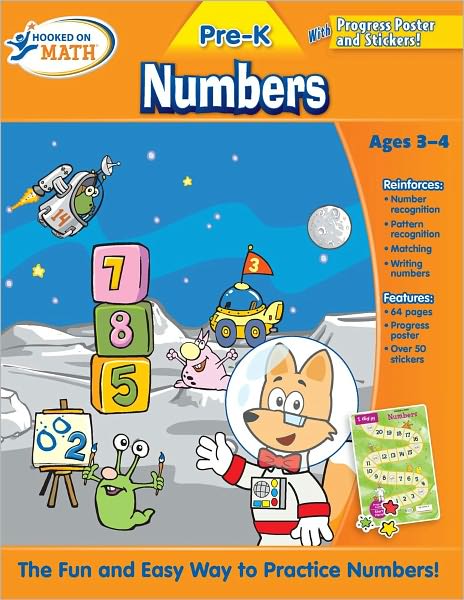 Hooked on Math Pre-K Numbers Workbook