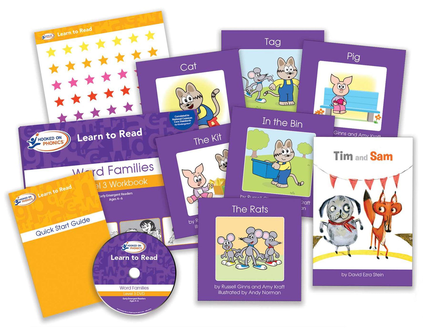 Hooked on Phonics Learn to Read Kindergarten Level 1