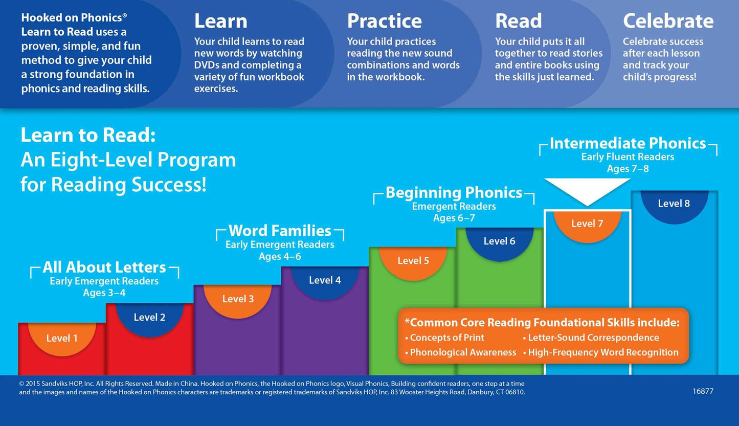 Hooked on Phonics Learn to Read Second Grade Level 1