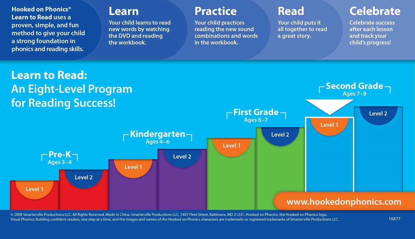 Hooked on Phonics Learn to Read Second Grade Level 1
