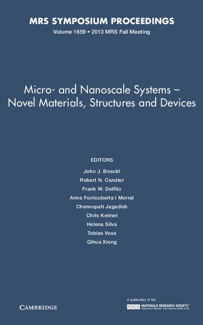 Micro and Nanoscale Systems: Volume 1659: Novel Materials, Structures and Devices