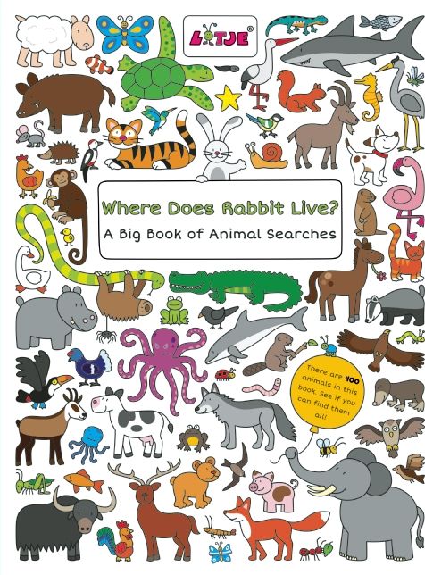 Where Does Rabbit Live?: A Big Book of Animal Searches
