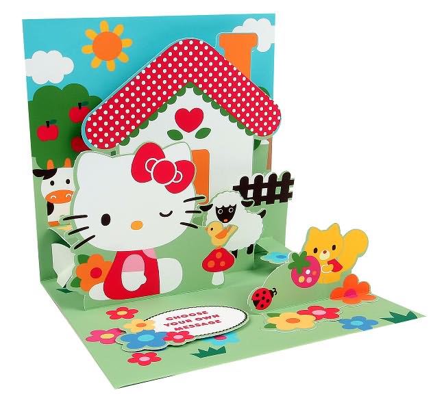 Farm Hello Kitty Pop up Card#HK1000BNB