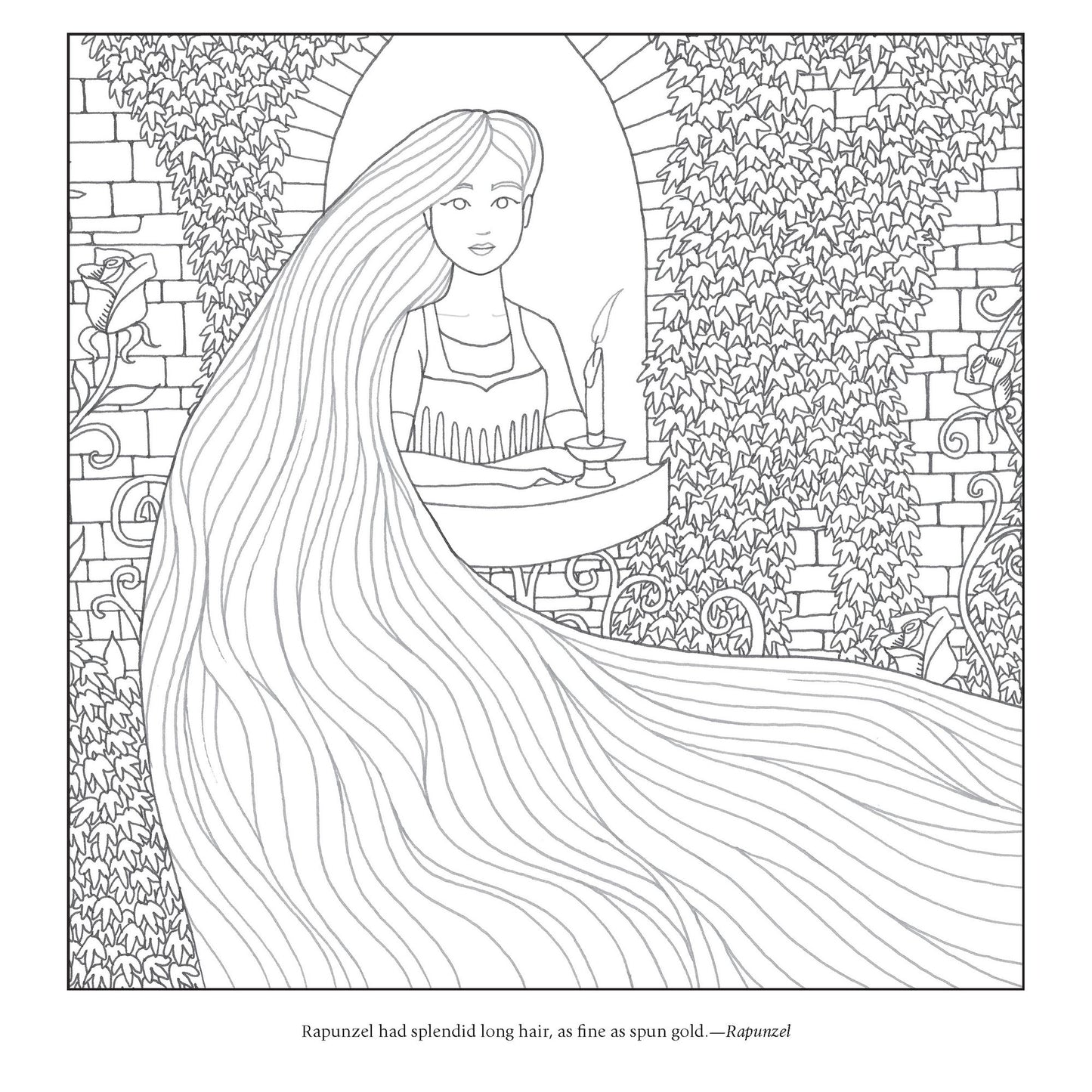A Brothers Grimm Coloring Book and Other Classic Fairy Tales: Escape into a World of Fantasy and Imagination