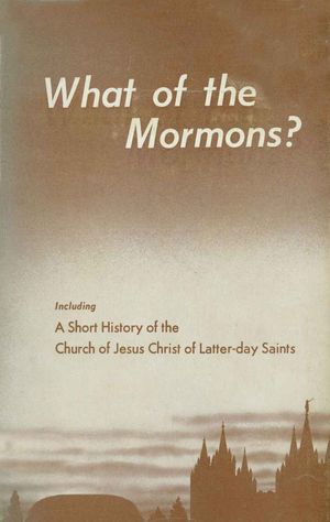 What of the Mormons