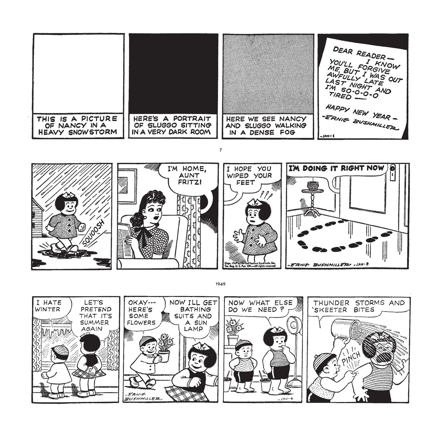 Nancy Loves Sluggo: Complete Dailies 1949-1951