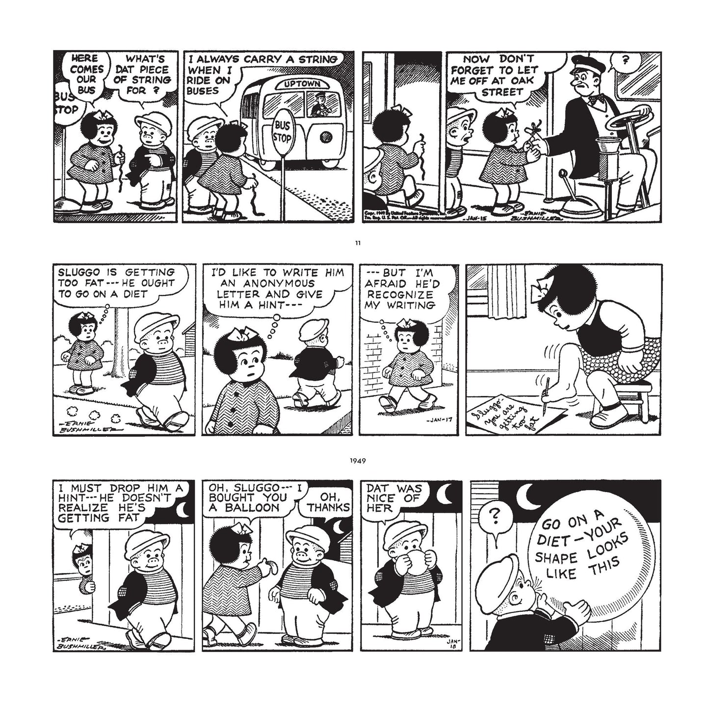 Nancy Loves Sluggo: Complete Dailies 1949-1951