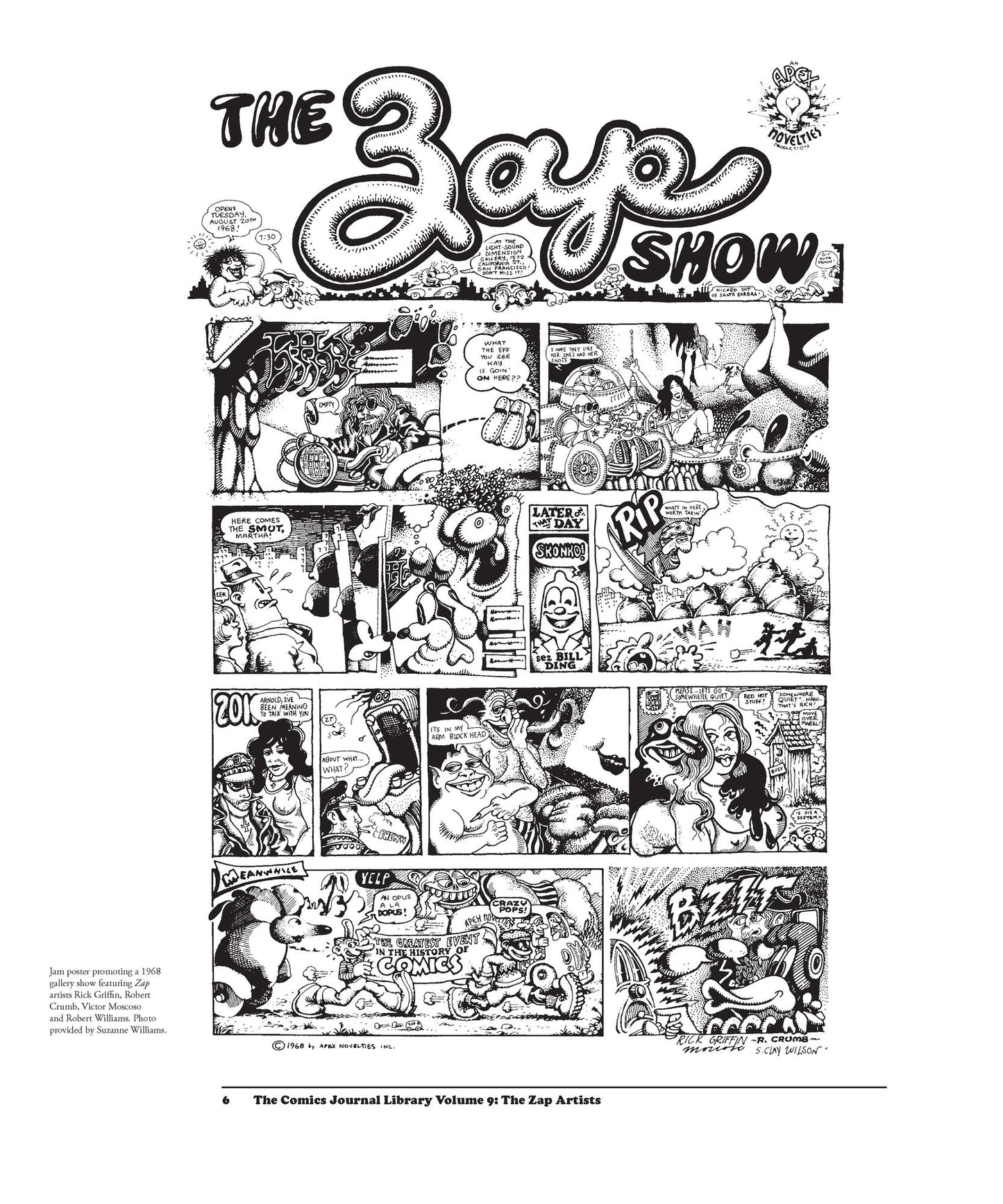 The Comics Journal Library Volume 9: Zap - The Interviews