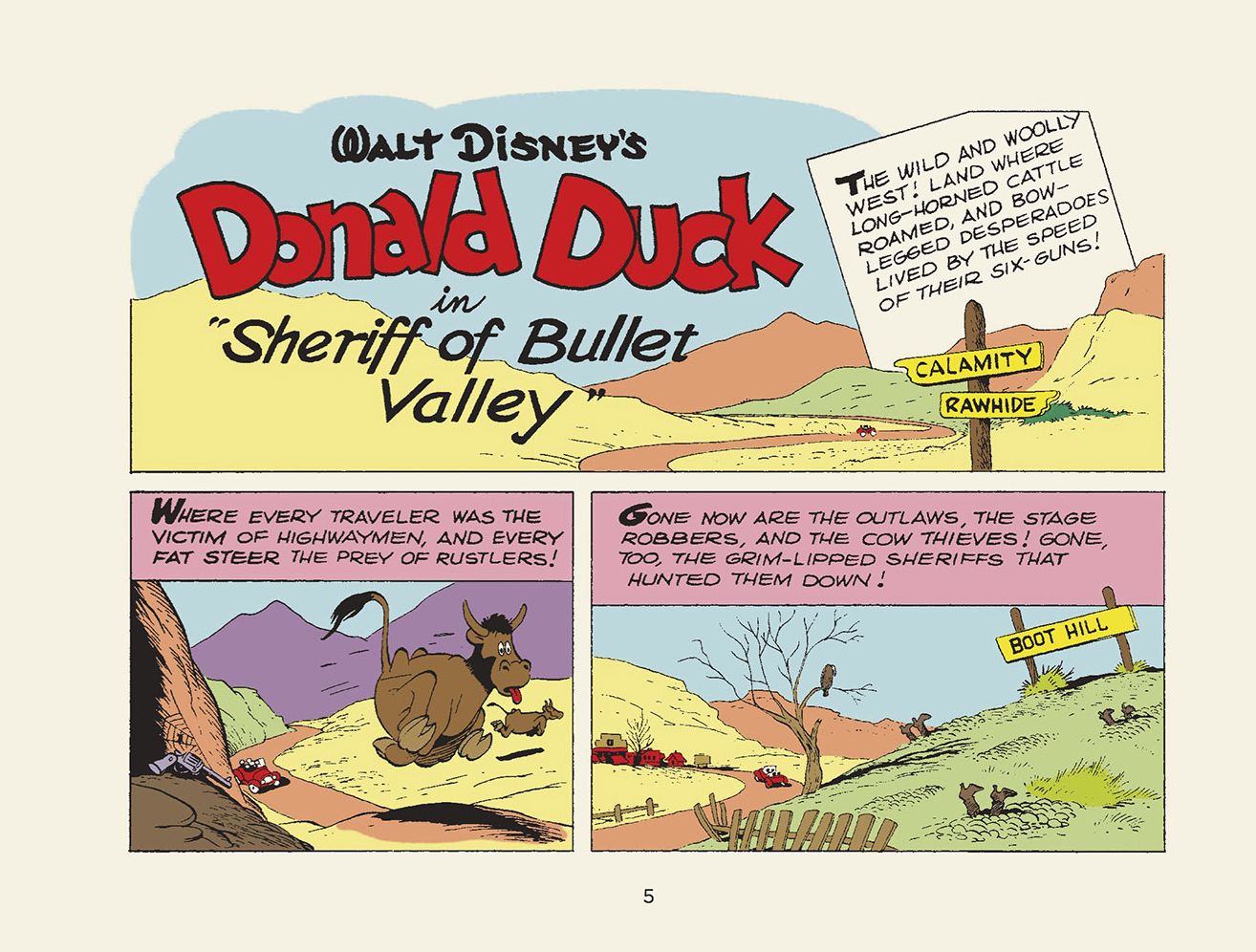 Sheriff of Bullet Valley: Starring Walt Disney's Donald Duck