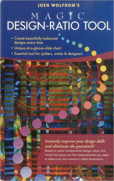 Joen Wolfrom's Magic Design-Ratio Tool: Create Beautifully Balanced Designs Every Time - Unique At-a-Glance Slide Chart - Essential Tool for Quilters, Artists & Designers
