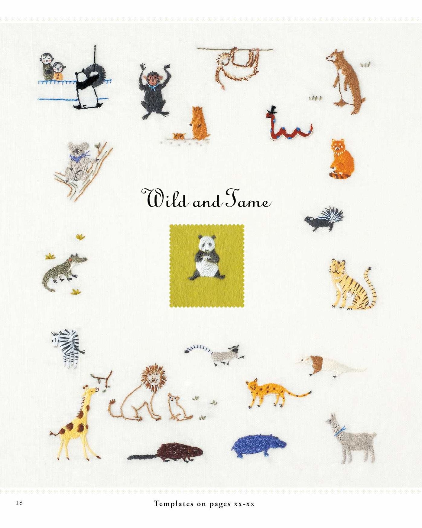 Teeny Tiny Menagerie: 380 Whimsical & Wonderful Animal Embroidery Motifs