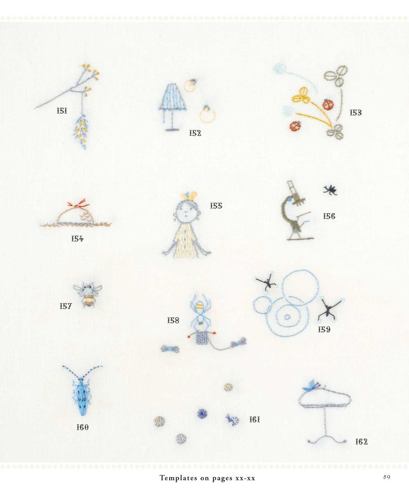 Teeny Tiny Menagerie: 380 Whimsical & Wonderful Animal Embroidery Motifs