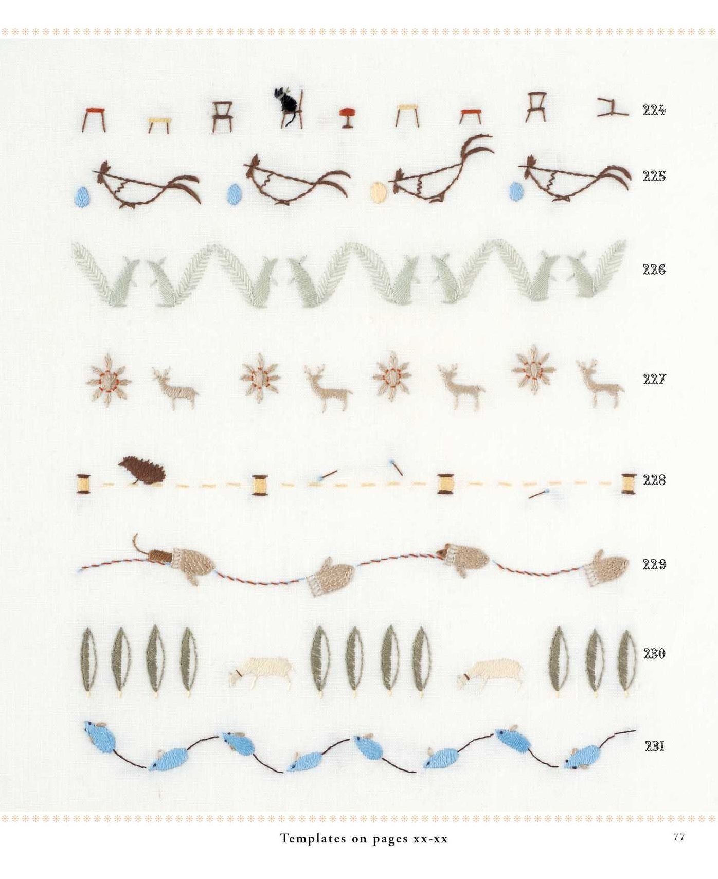 Teeny Tiny Menagerie: 380 Whimsical & Wonderful Animal Embroidery Motifs