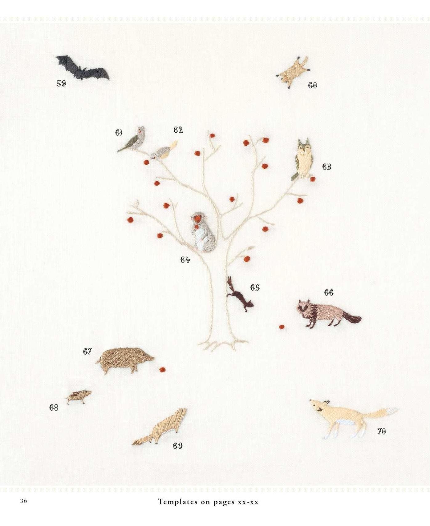 Teeny Tiny Menagerie: 380 Whimsical & Wonderful Animal Embroidery Motifs
