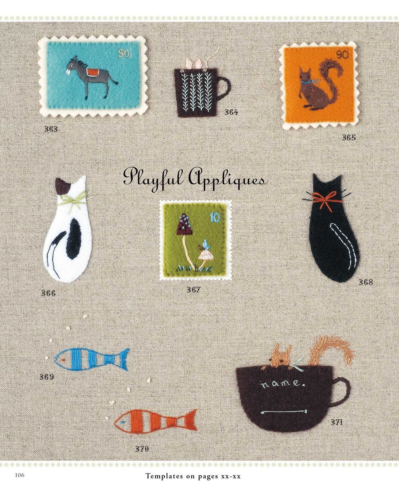Teeny Tiny Menagerie: 380 Whimsical & Wonderful Animal Embroidery Motifs