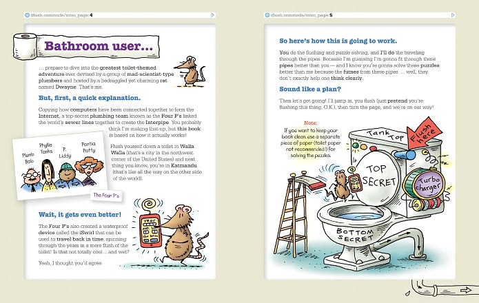 Uncle John's iFlush Swimming in Science Bathroom Reader for Kids Only!