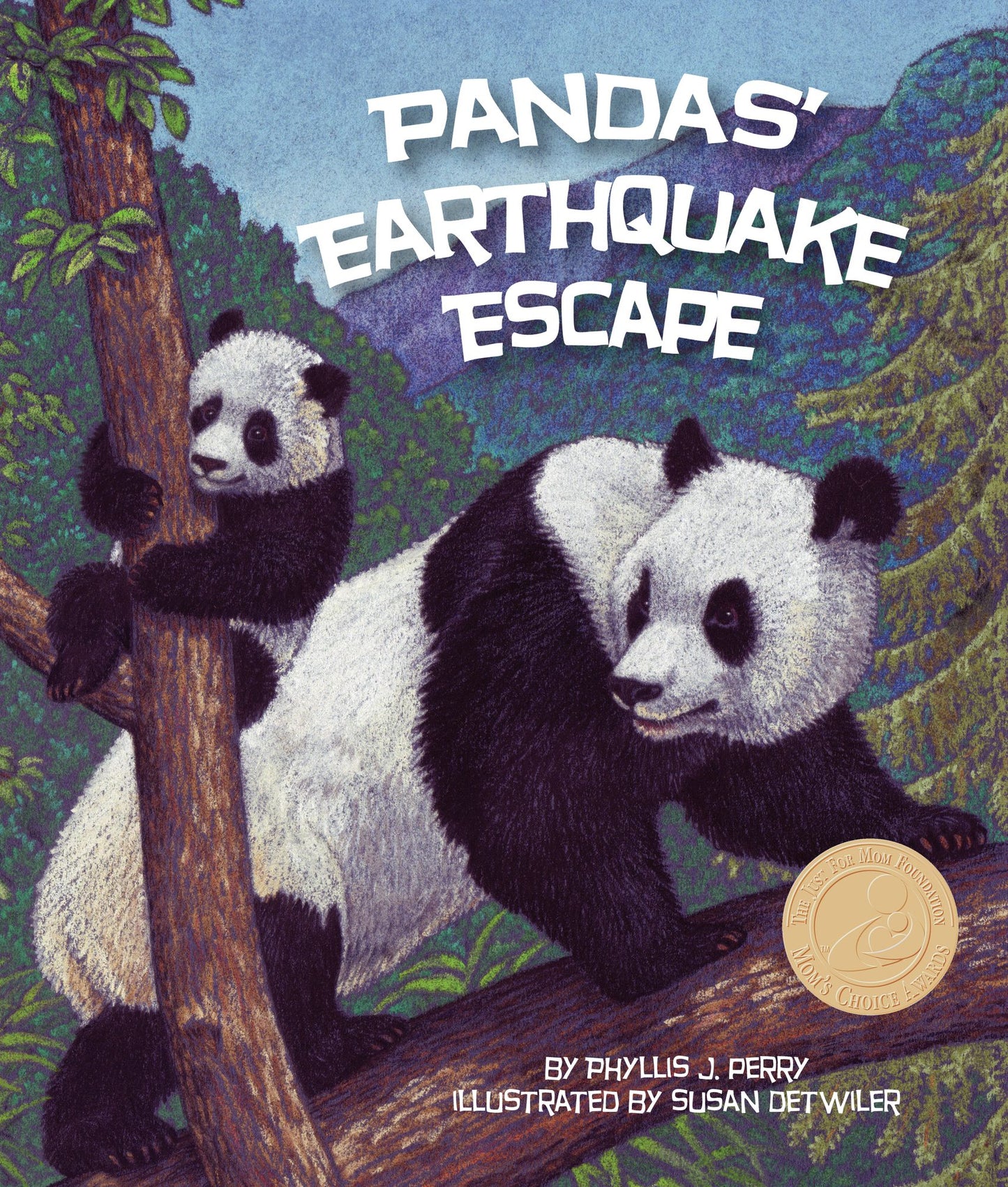 Pandas' Earthquake Escape (NOOK Comic with Zoom View)