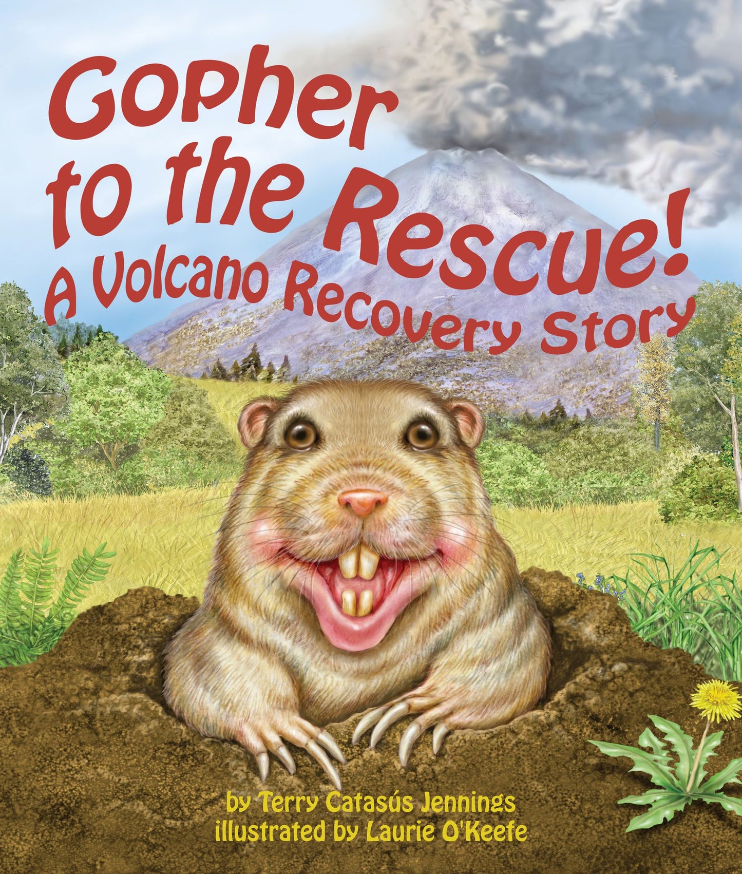 Gopher to the Rescue! A Volcano Recovery Story (NOOK Comic with Zoom View)