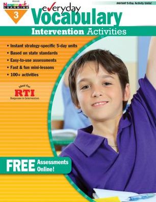 Everyday Intervention Activities for Vocabulary Grade 3