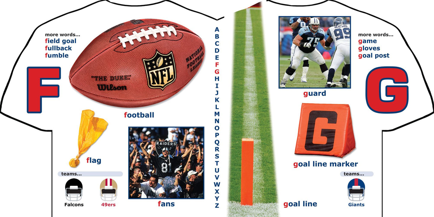 NFL Football ABC: My First Alphabet Book