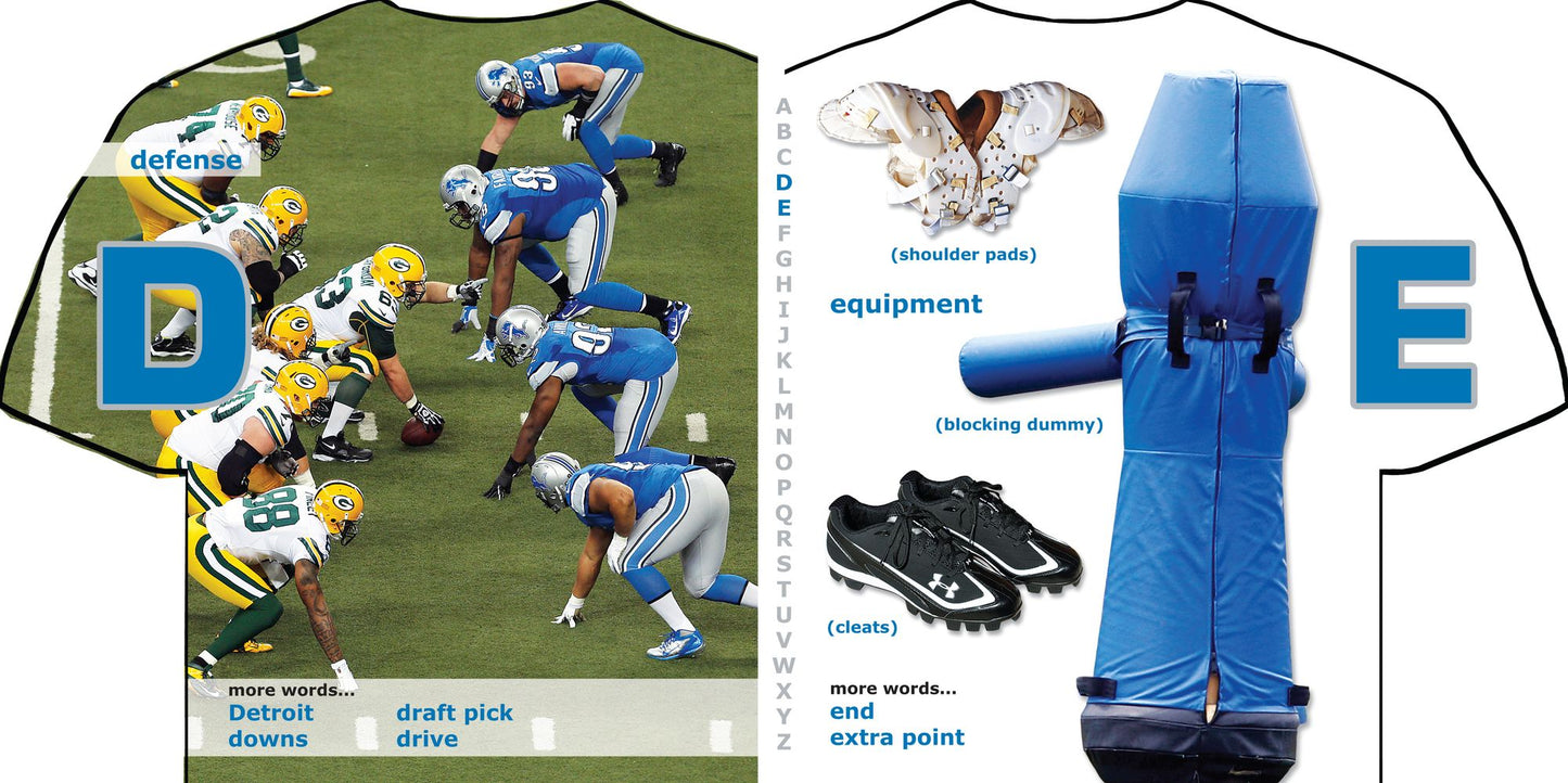 Detroit Lions ABC: My First Alphabet Book