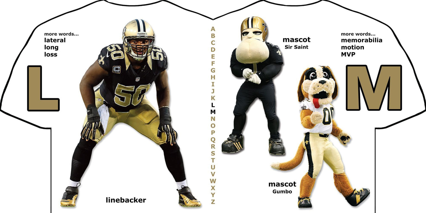 New Orleans Saints ABC: My First Alphabet Book