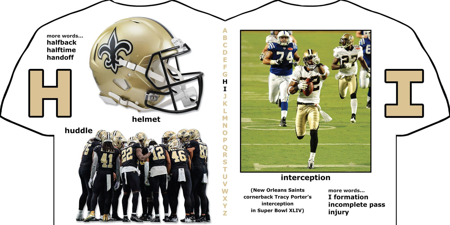 New Orleans Saints ABC: My First Alphabet Book