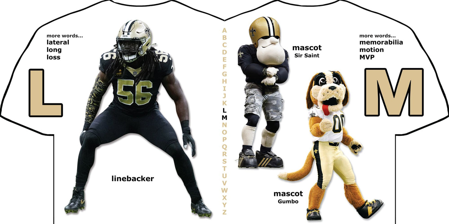 New Orleans Saints ABC: My First Alphabet Book