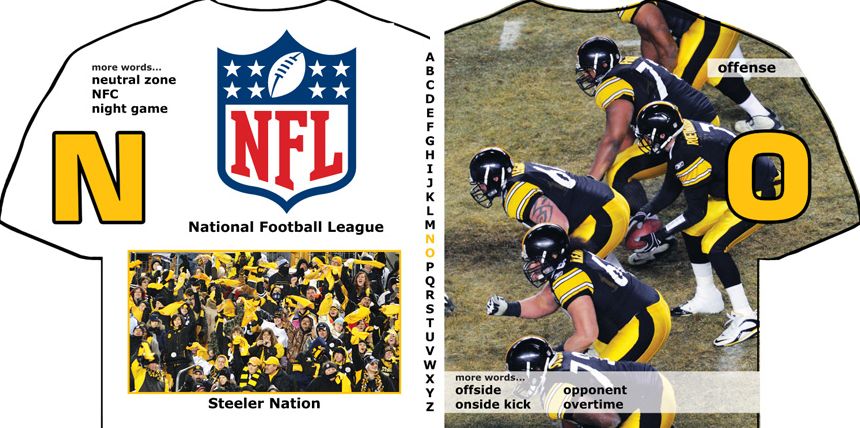 Pittsburgh Steelers ABC: My First Alphabet Book
