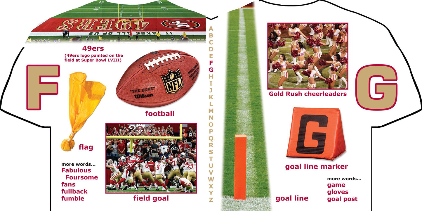 San Francisco 49ers ABC: My First Alphabet Book