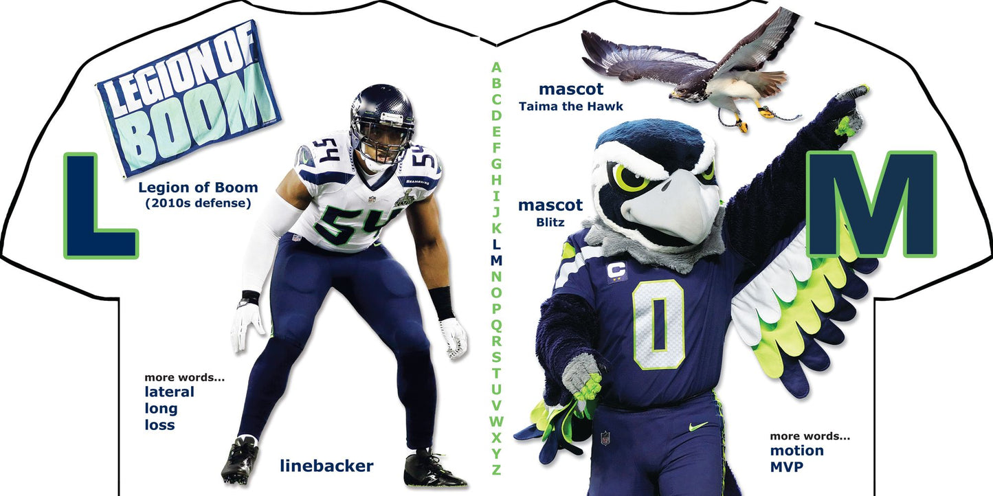 Seattle Seahawks ABC: My First Alphabet Book