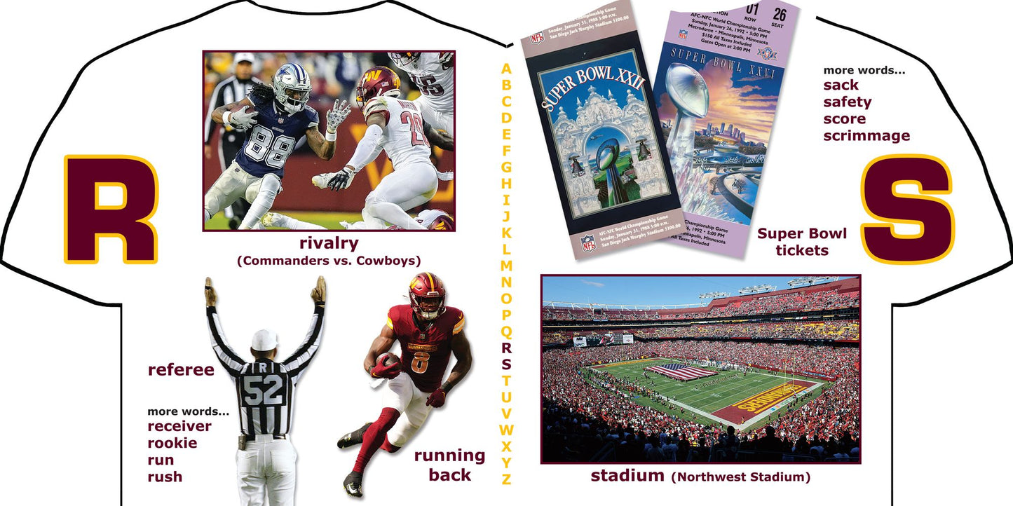 Washington Redskins ABC: My First Alphabet Book